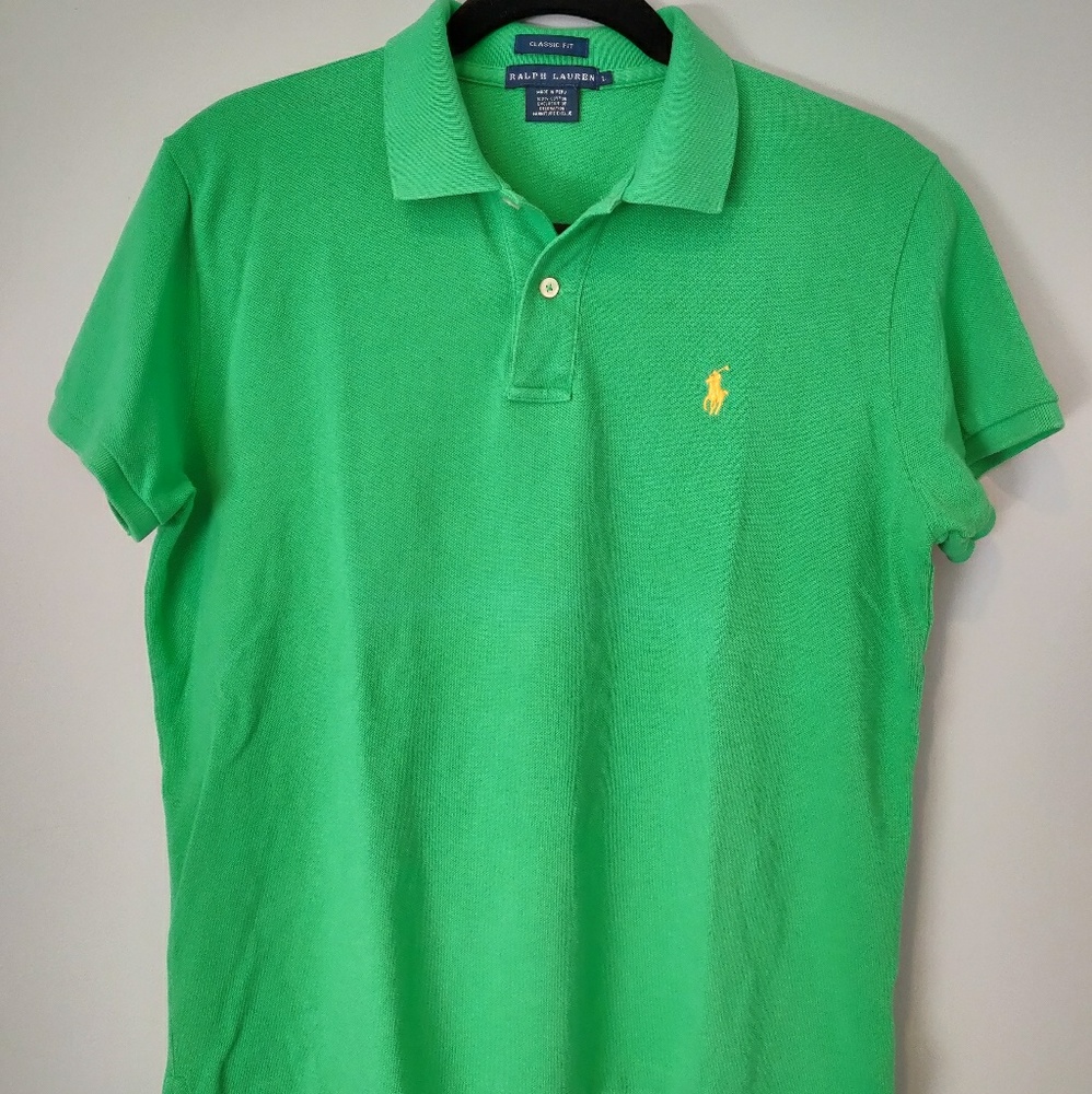 Women's Ralph Lauren Polo Shirt Classic Fit Size L